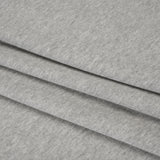 Rayon and Polyester 1x1 Rib Knit - Heathered Gray - Deadstock