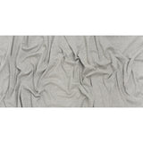 Rayon and Polyester 1x1 Rib Knit - Heathered Gray - Deadstock