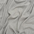 Rayon and Polyester 1x1 Rib Knit - Heathered Gray - Deadstock