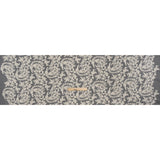 Embroidered Lace - Ivory Floral Crescents - Deadstock