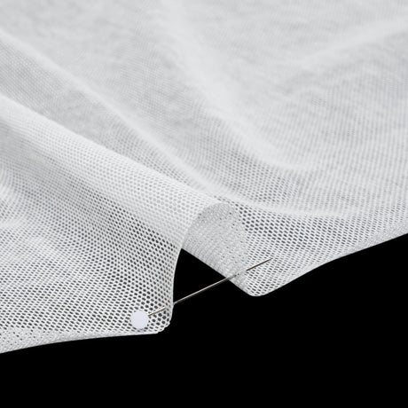 Cotton Mesh - White - Deadstock
