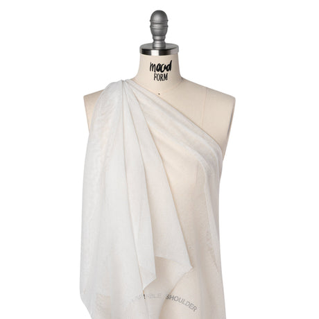 Cotton Mesh - White - Deadstock