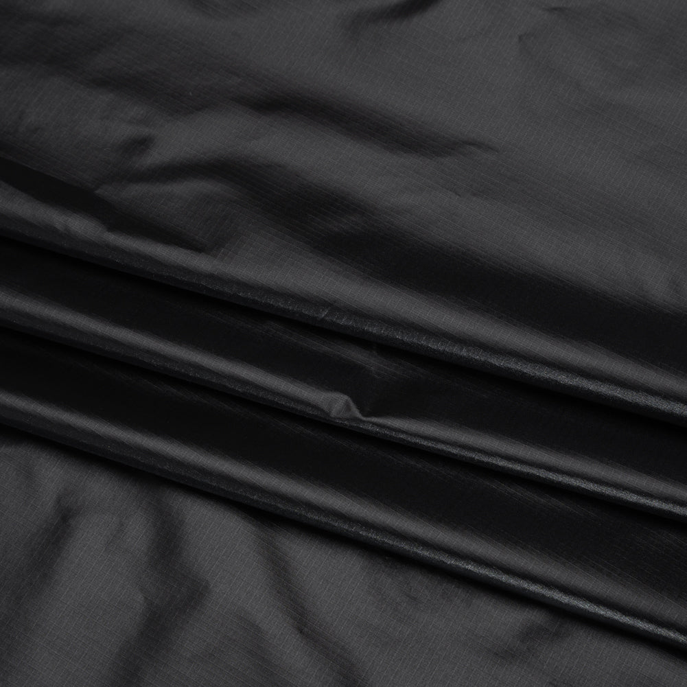 Lightweight Nylon Ripstop - Carbon - Deadstock