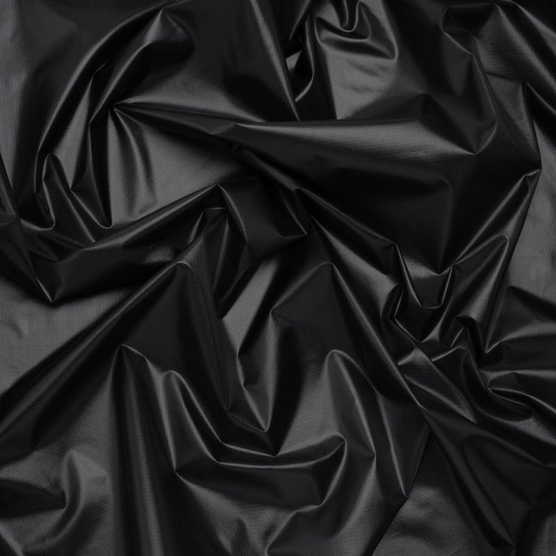 Lightweight Nylon Ripstop - Carbon - Deadstock