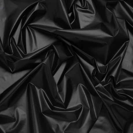 Lightweight Nylon Ripstop - Carbon - Deadstock