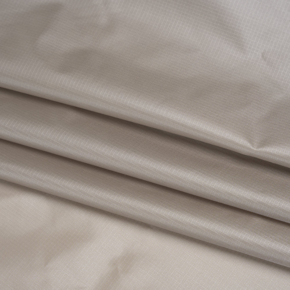 Lightweight Nylon Ripstop - Limestone - Deadstock