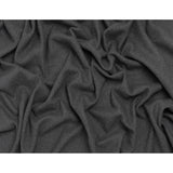 Recycled Brushed Wool Blend Twill Coating - Lead Gray - Made in Italy - Maeve Collection