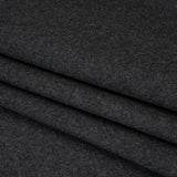 Recycled Brushed Wool Blend Twill Coating - Smoke Gray - Made in Italy - Maeve Collection