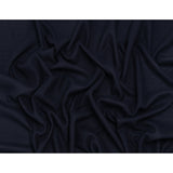 Recycled Brushed Wool Blend Twill Coating - Midnight Blue - Made in Italy - Maeve Collection