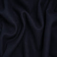 Recycled Brushed Wool Blend Twill Coating - Midnight Blue - Made in Italy - Maeve Collection