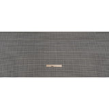 Stretch Wool Twill Suiting Made in Italy - Black and White Glen Plaid
