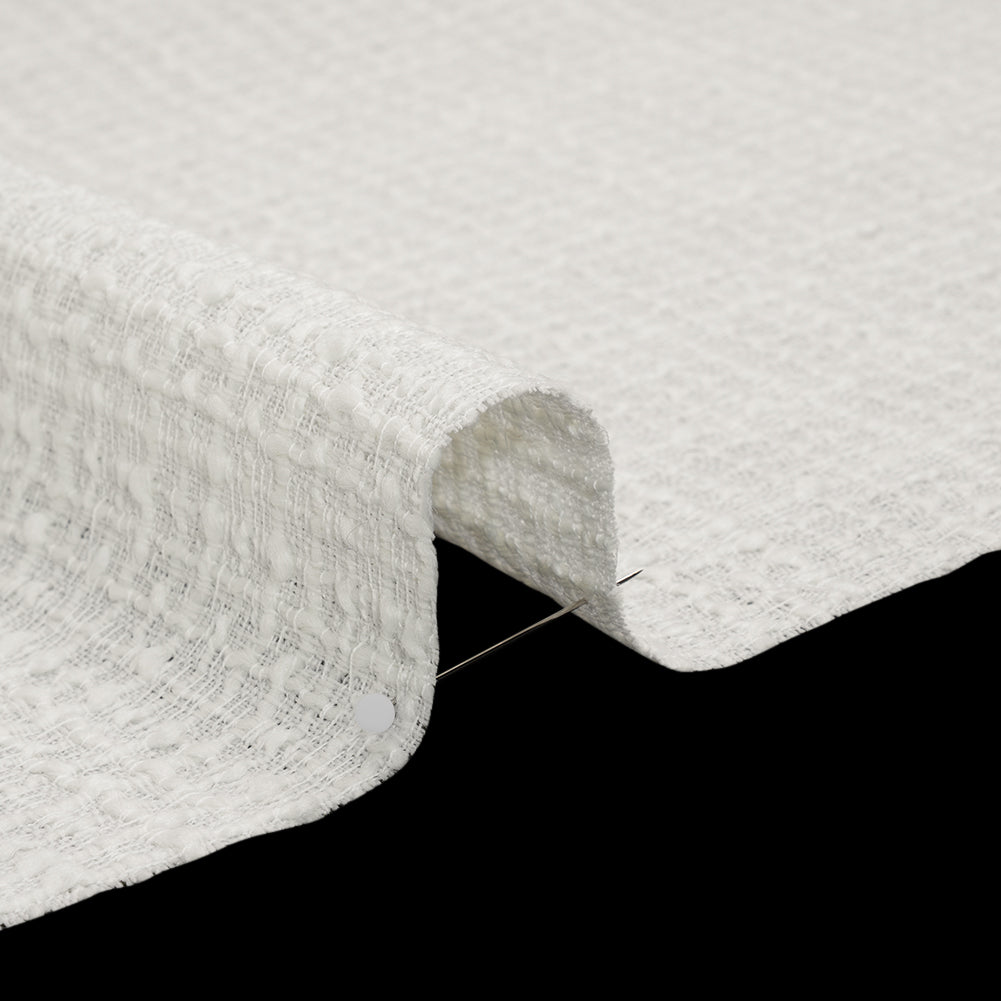 Wool Blend Boucle Made in Italy - Off White
