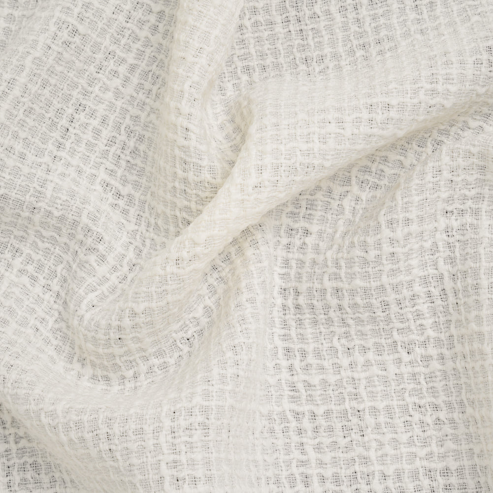 Wool Blend Boucle Made in Italy - Off White