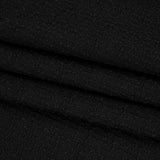 Wool Blend Boucle Made in Italy - Black