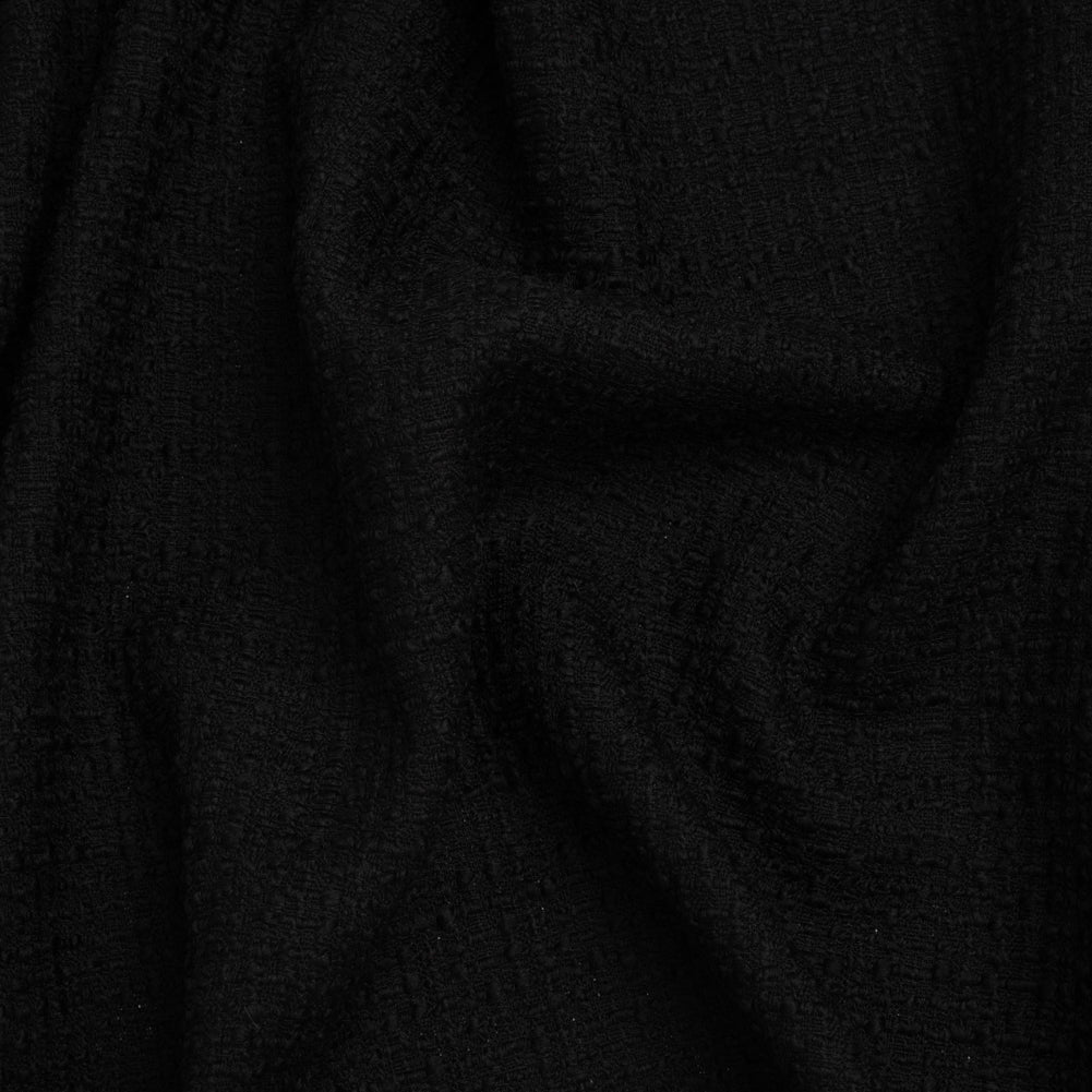 Wool Blend Boucle Made in Italy - Black