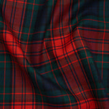 Virgin Wool Twill Made in Italy - Red, Green and Blue Plaid