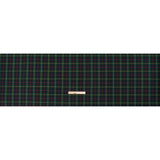 Virgin Wool Twill Made in Italy - Blue, Green, Red and Yellow Plaid