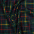 Virgin Wool Twill Made in Italy - Blue, Green, Red and Yellow Plaid