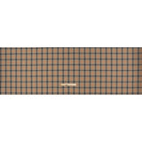 Virgin Wool Twill Made in Italy - Beige, Black and Red Classic Plaid