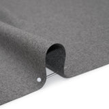 Brushed Virgin Wool Twill Made in Italy - Heathered Light Gray
