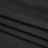Brushed Virgin Wool Twill Made in Italy - Heathered Dark Gray