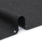 Brushed Virgin Wool Twill Made in Italy - Heathered Dark Gray