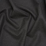 Brushed Virgin Wool Twill Made in Italy - Heathered Dark Gray