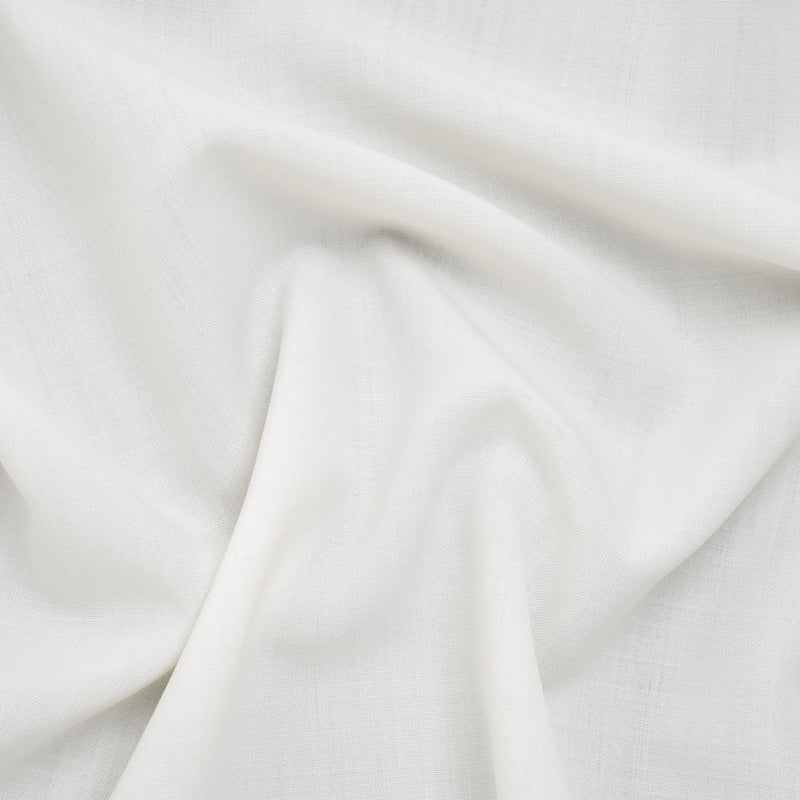 Virgin Wool Suiting Made in Italy - White