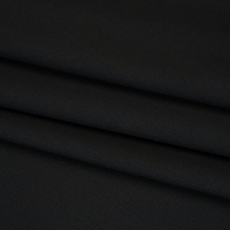 Virgin Wool Suiting Made in Italy - Black