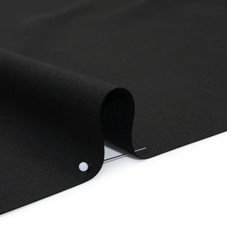 Virgin Wool Suiting Made in Italy - Black