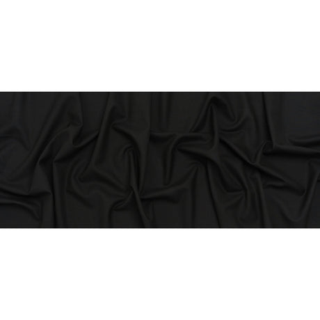 Virgin Wool Suiting Made in Italy - Black