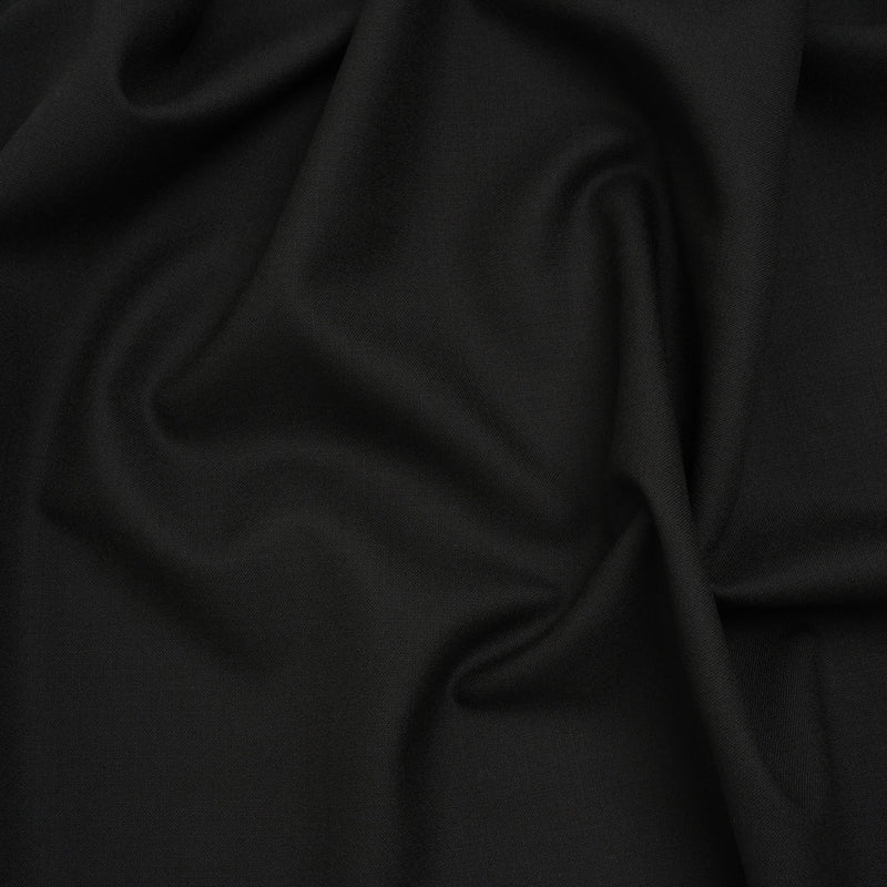 Virgin Wool Suiting Made in Italy - Black