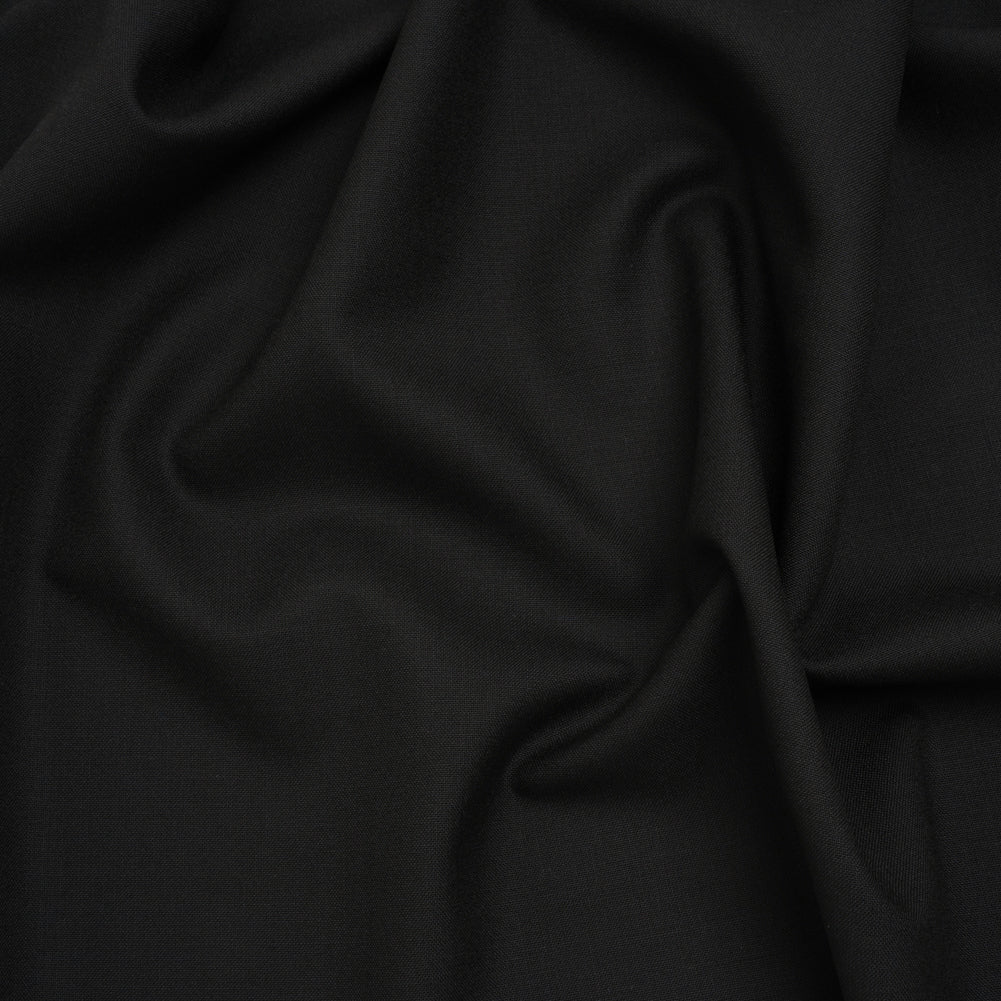 Virgin Wool Suiting Made in Italy - Black