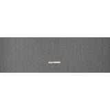Brushed Virgin Merino Wool Twill - Black and White Glen Plaid