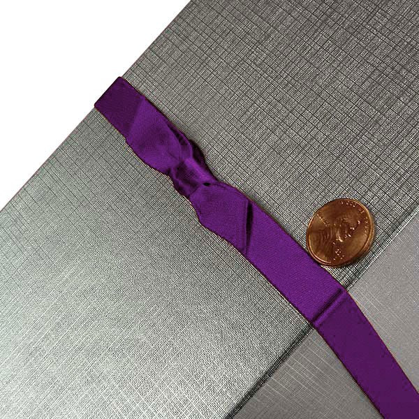 7/16" Wide Satin Stretch Loop 7/16 '' X 16 '' Dark Purple Color 200 each / package