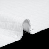 Ruched Stretch Modal and Cotton Double Knit - White - Deadstock
