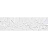 Ruched Stretch Modal and Cotton Double Knit - White - Deadstock