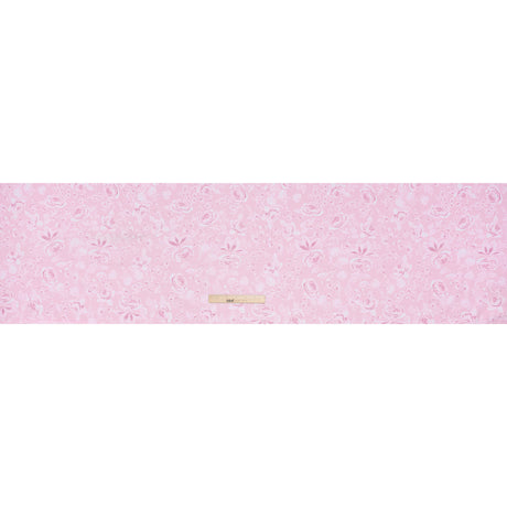 Cotton Jersey - Pink and White Floral - Deadstock