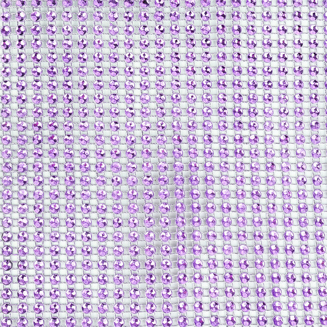 O'Creme Purple Rhinestone Wrap, 4-1/2" x 10 Yards