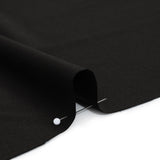 Textured Stretch Wool Suiting - Black - Deadstock
