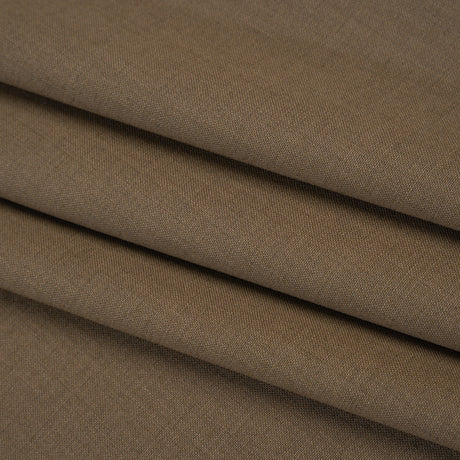 Super 110 Wool Suiting - Light Brown - Deadstock