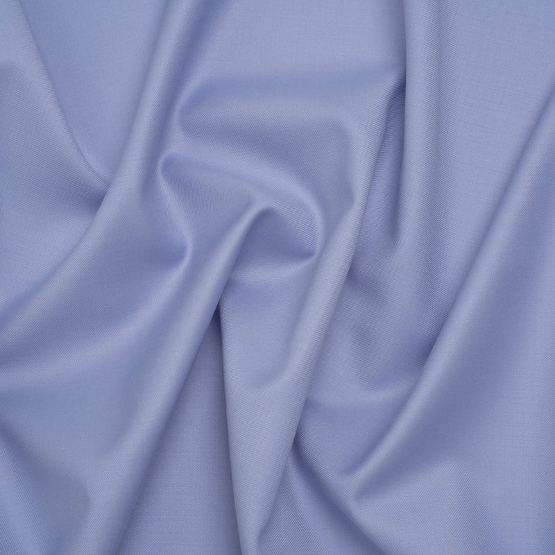 Super 100 Wool Twill Suiting - Powder Blue - Deadstock