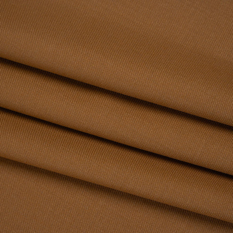 Super 120 Wool Twill Suiting - Caramel - Deadstock