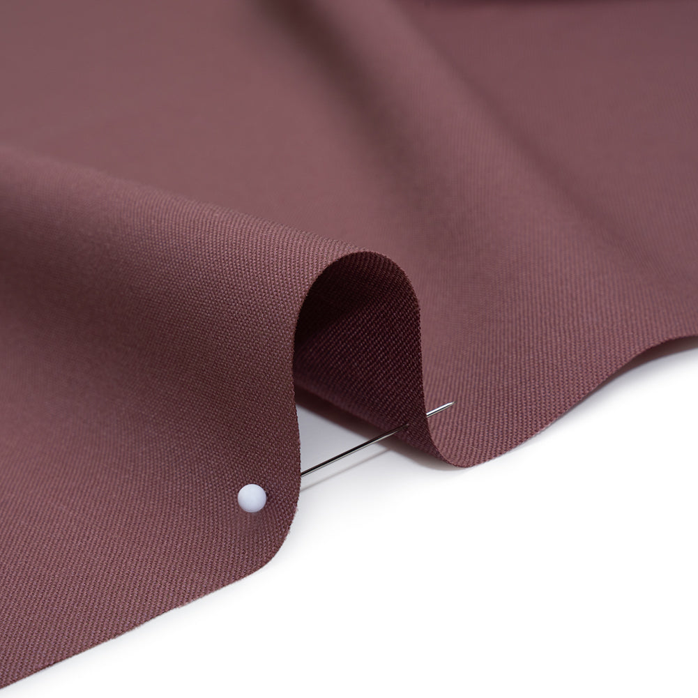 Wool Suiting - Dusty Plum - Deadstock