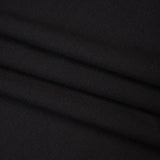 Wool Crepe-Faced Suiting - Black - Deadstock