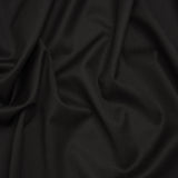 Wool Crepe-Faced Suiting - Black - Deadstock