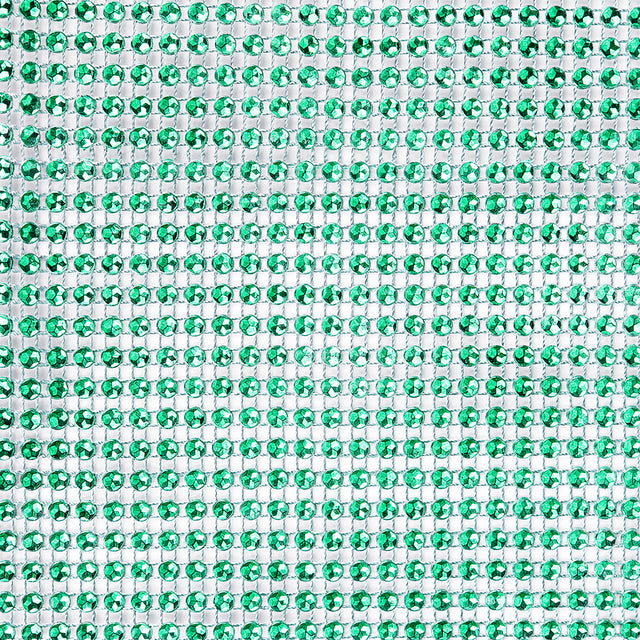 O'Creme Green Rhinestone Wrap, 4-1/2" x 10 Yards