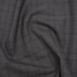 Super 100 Wool Suiting - Gray Monochromatic Plaid - Deadstock