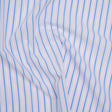 Cotton Shirting - Light Blue, Baby Pink and White Stripes - Deadstock