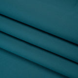 Stretch Recycled Polyester and Viscose Double Cloth - Dusty Teal - Deadstock